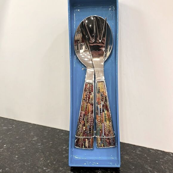 Wild Bye Designs-Salad Tongs. New in Box - Picture 1 of 5